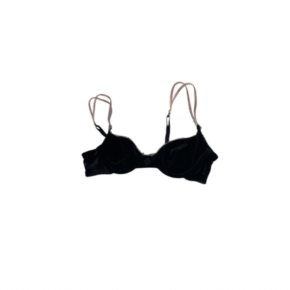Ralph Lauren Other - Ralph Lauren Vintage Black Velvet Bra - Women’s Size 34A